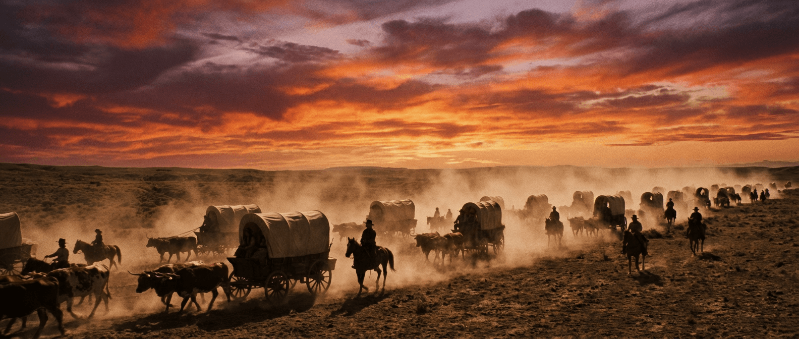 1883 Wagon Train Journey across the frontier