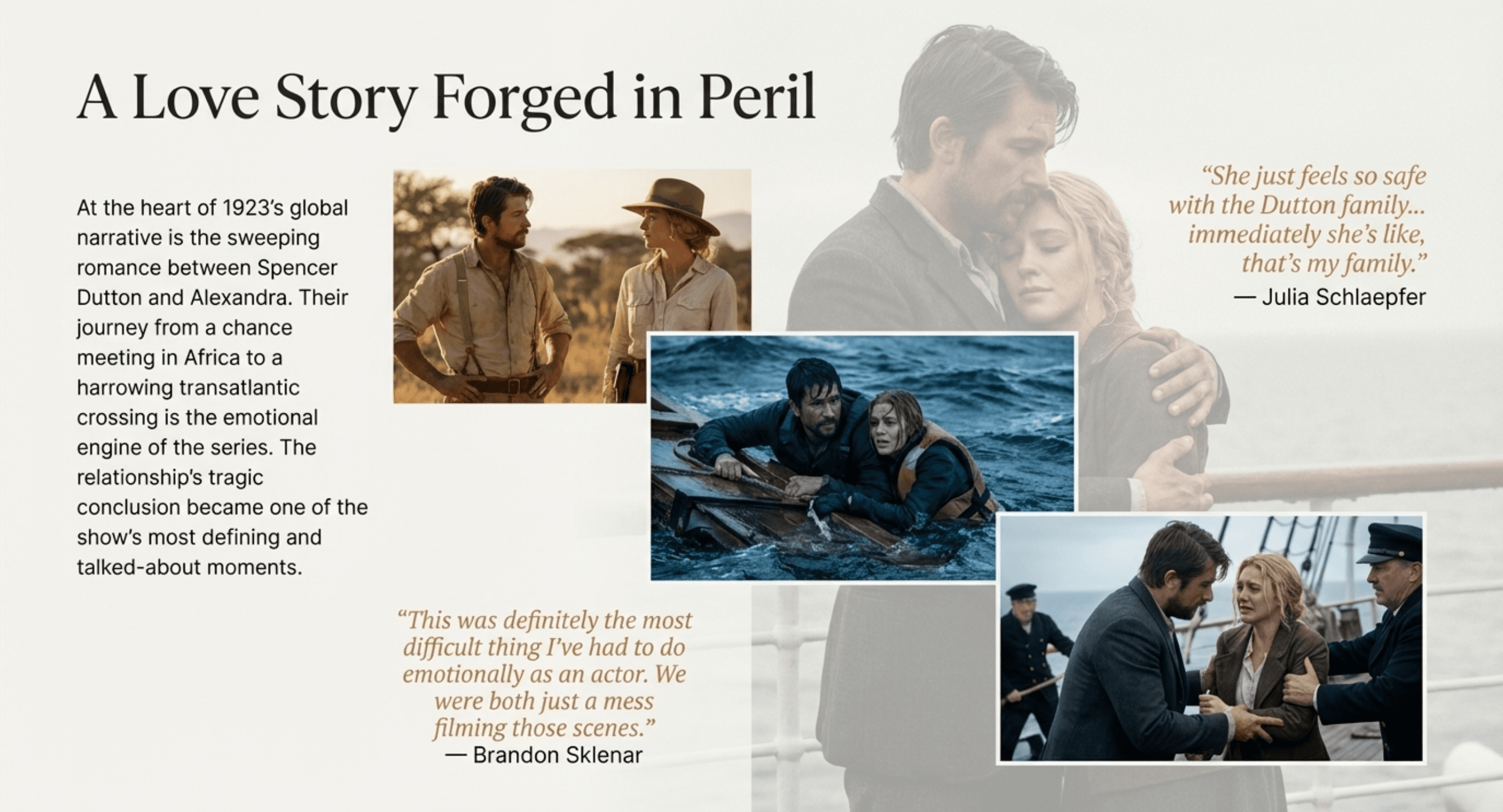 A Love Story Forged in Peril: Spencer and Alexandra