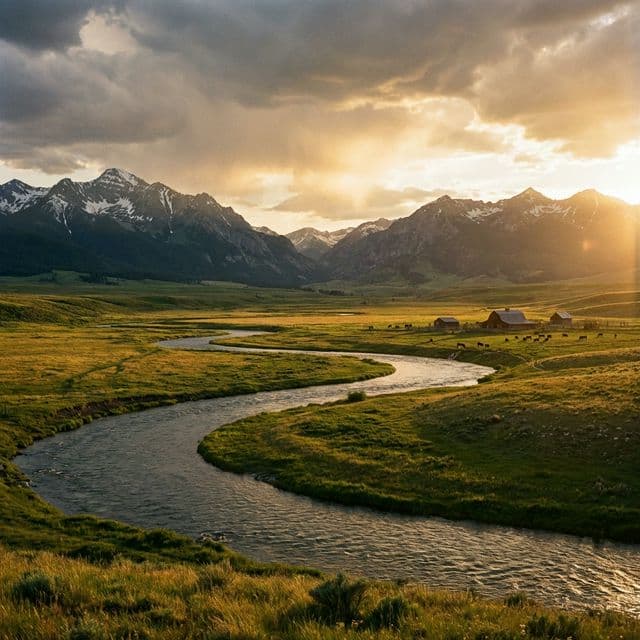 Madison River Valley, Montana